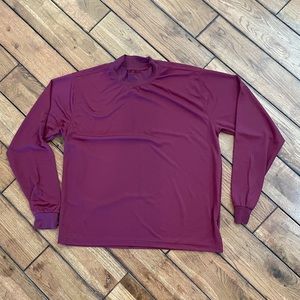 WICKid maroon men’s long sleeved shirt medium